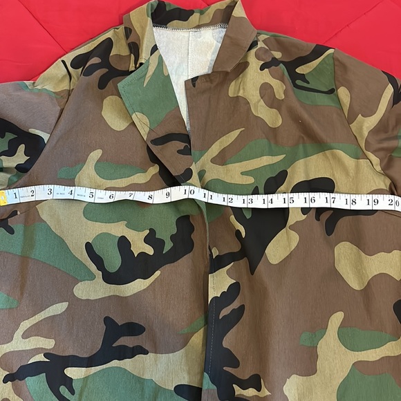 Camouflage lightweight duster/jacket NEW - Picture 7 of 7
